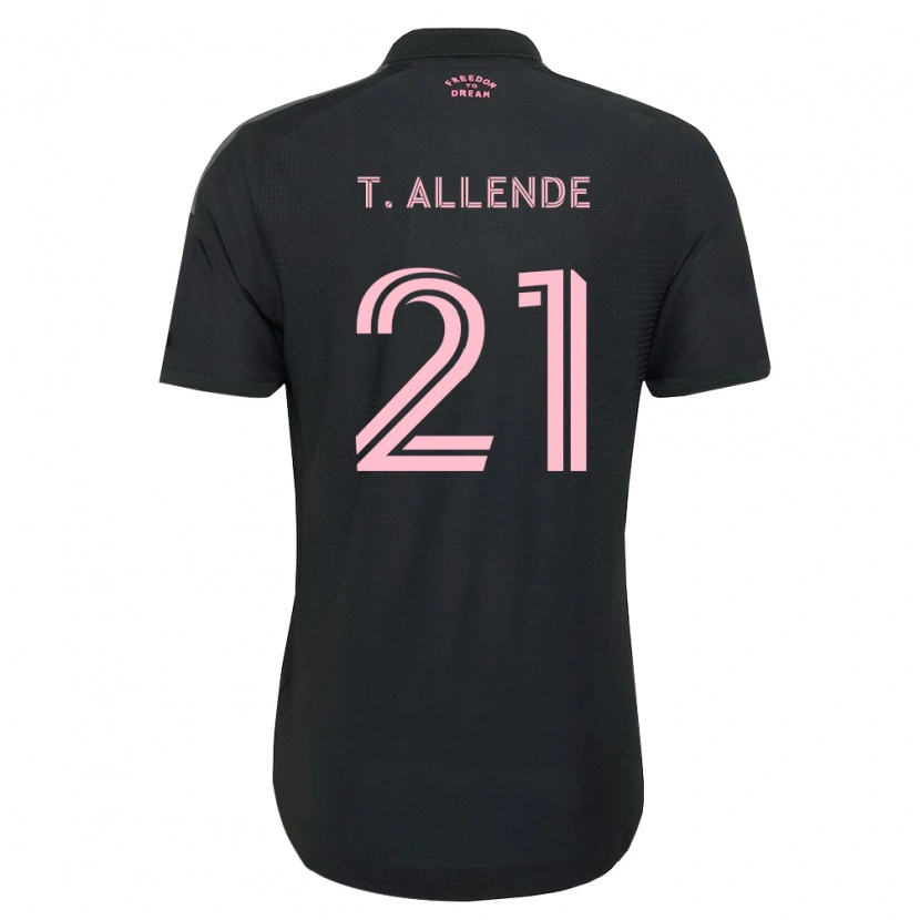 Danxen Dámské Tadeo Allende #21 Růžová Černá Bílá Daleko Hráčské Dresy 2026/27 Dres
