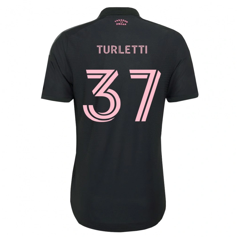 Danxen Dámské Mateo Turletti #37 Růžová Černá Bílá Daleko Hráčské Dresy 2026/27 Dres