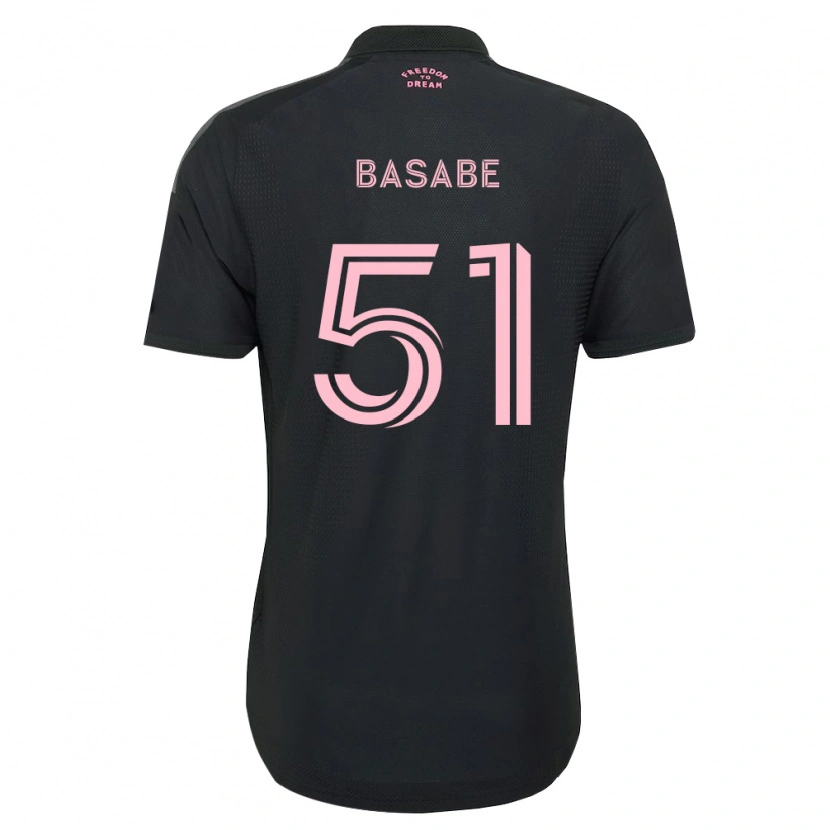 Danxen Dámské Samuel Basabe #51 Růžová Černá Bílá Daleko Hráčské Dresy 2026/27 Dres