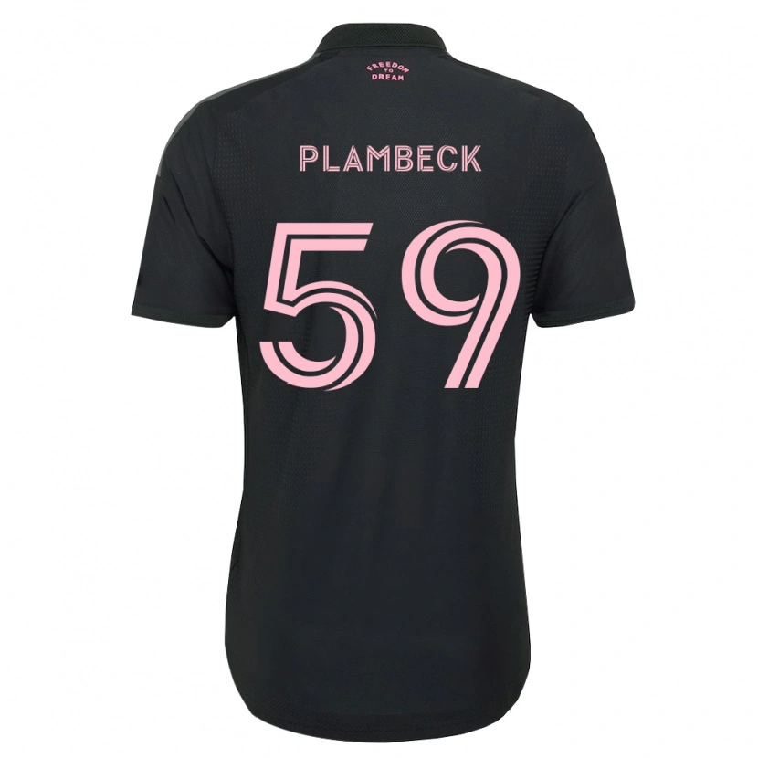 Danxen Dámské Preston Plambeck #59 Růžová Černá Bílá Daleko Hráčské Dresy 2026/27 Dres