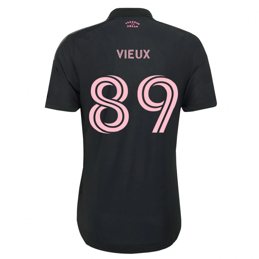 Danxen Dámské Matthias Vieux #89 Růžová Černá Bílá Daleko Hráčské Dresy 2026/27 Dres