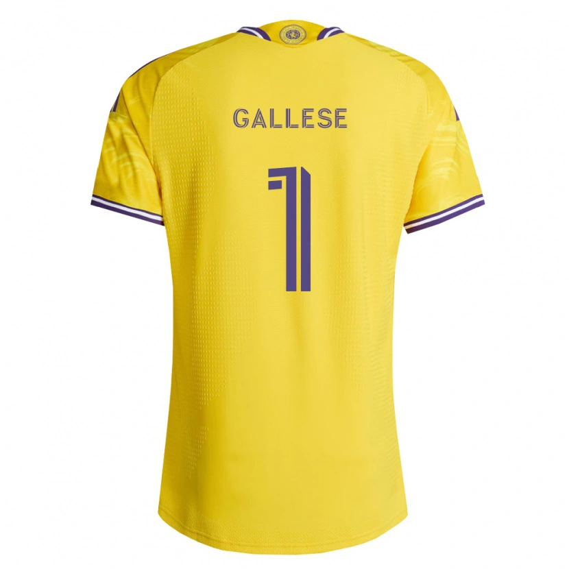Danxen Dámské Pedro Gallese #1 Žlutá Fialová Daleko Hráčské Dresy 2026/27 Dres