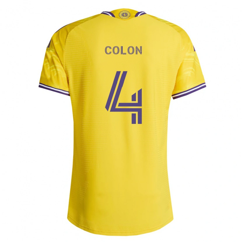 Danxen Dámské Xzavier Colon #4 Žlutá Fialová Daleko Hráčské Dresy 2026/27 Dres