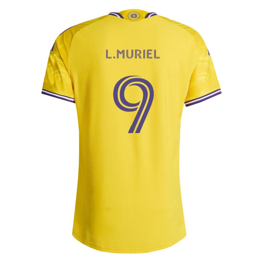 Danxen Dámské Luis Muriel #9 Žlutá Fialová Daleko Hráčské Dresy 2026/27 Dres
