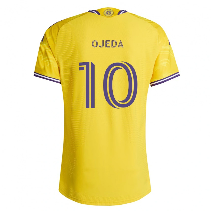 Danxen Dámské Martín Ojeda #10 Žlutá Fialová Daleko Hráčské Dresy 2026/27 Dres