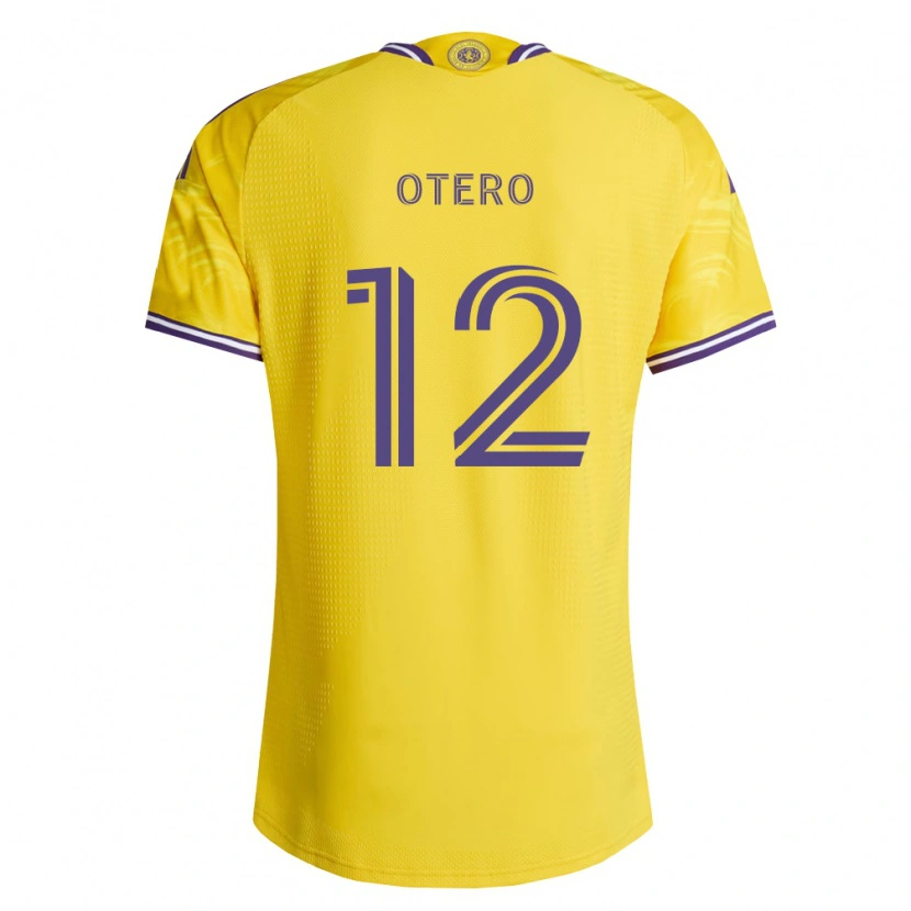 Danxen Dámské Javier Otero #12 Žlutá Fialová Daleko Hráčské Dresy 2026/27 Dres