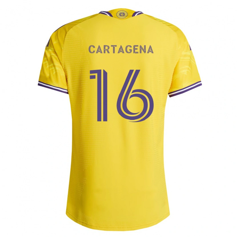 Danxen Dámské Wilder Cartagena #16 Žlutá Fialová Daleko Hráčské Dresy 2026/27 Dres
