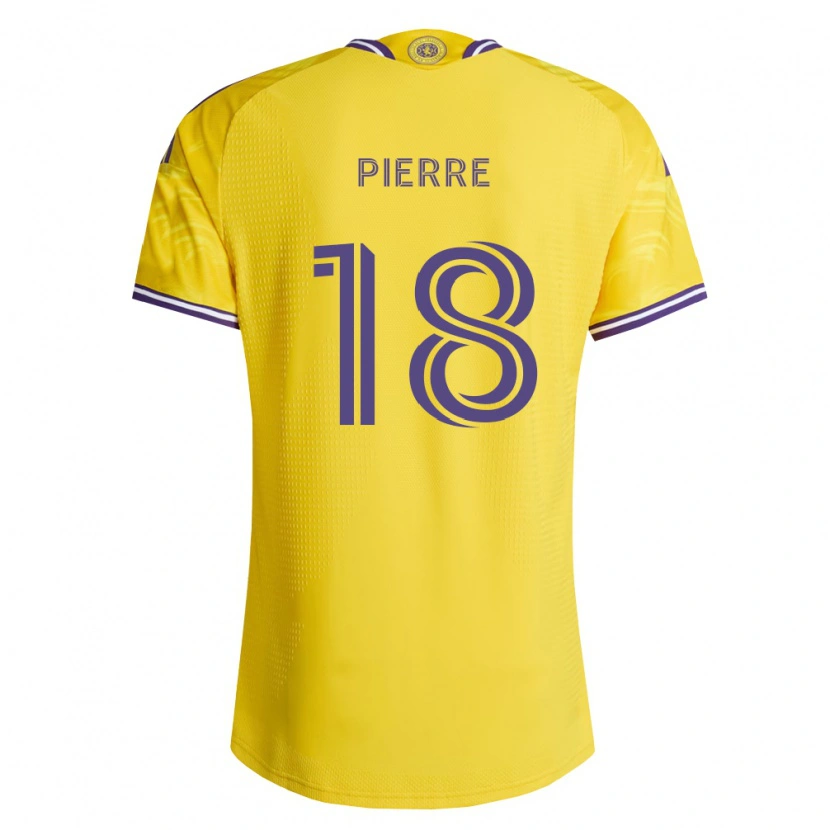 Danxen Dámské Nikolai Pierre #18 Žlutá Fialová Daleko Hráčské Dresy 2026/27 Dres