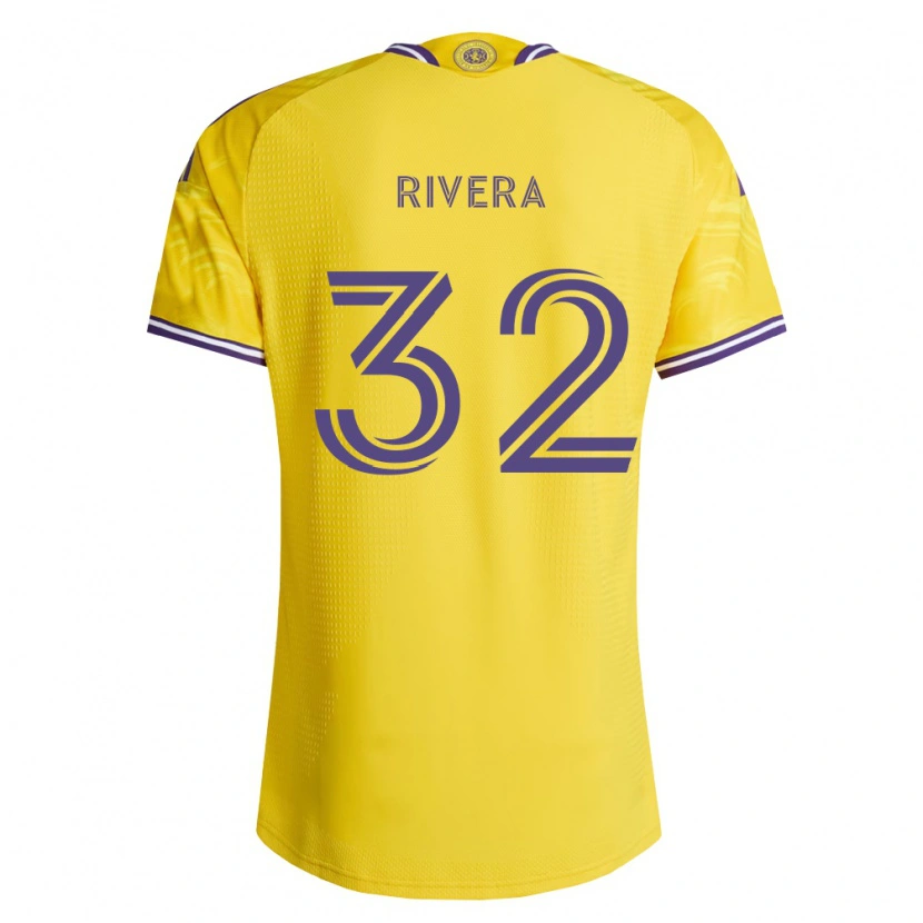 Danxen Dámské Wilfredo Rivera #32 Žlutá Fialová Daleko Hráčské Dresy 2026/27 Dres