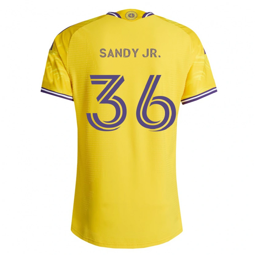 Danxen Dámské Titus Sandy Jr. #36 Žlutá Fialová Daleko Hráčské Dresy 2026/27 Dres