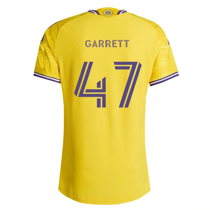 Danxen Dámské Ian Garrett #47 Žlutá Fialová Daleko Hráčské Dresy 2026/27 Dres