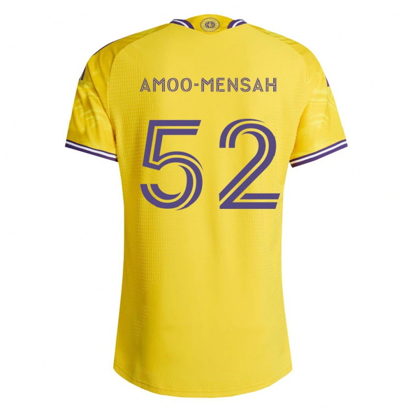 Danxen Dámské Parker Amoo-Mensah #52 Žlutá Fialová Daleko Hráčské Dresy 2026/27 Dres