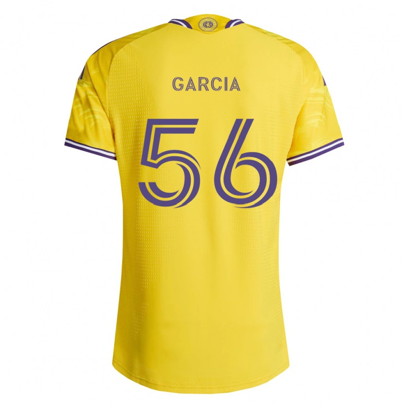 Danxen Dámské Jakob Garcia #56 Žlutá Fialová Daleko Hráčské Dresy 2026/27 Dres