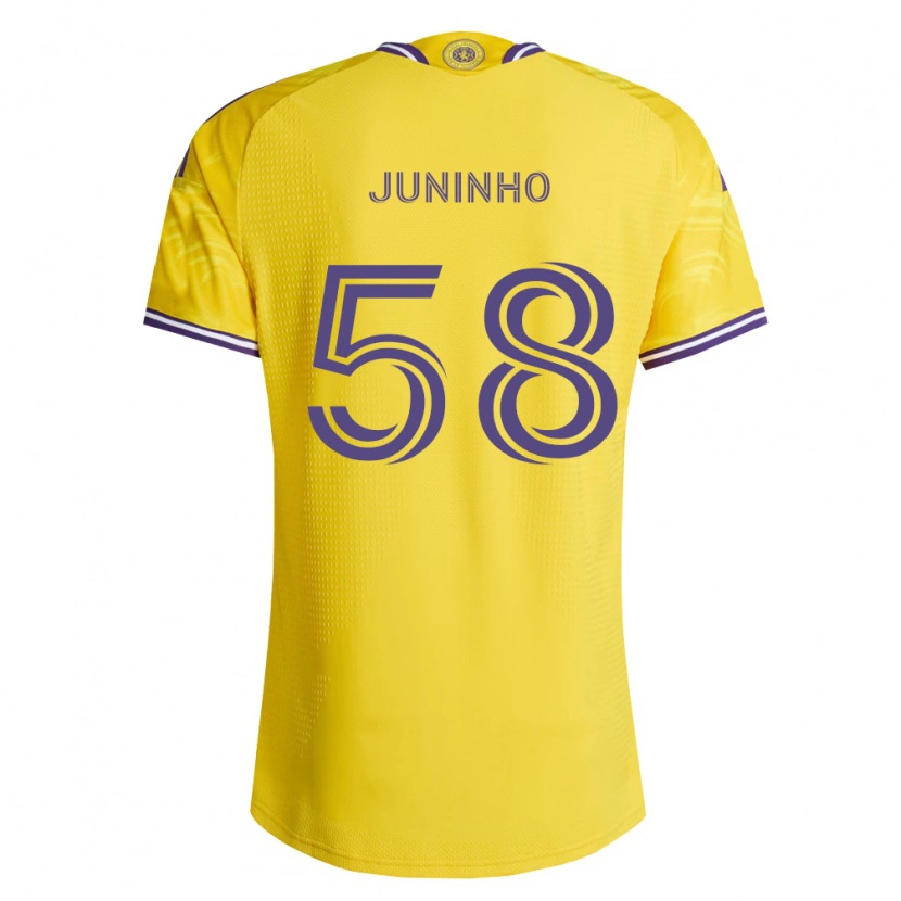 Danxen Dámské Juninho #58 Žlutá Fialová Daleko Hráčské Dresy 2026/27 Dres