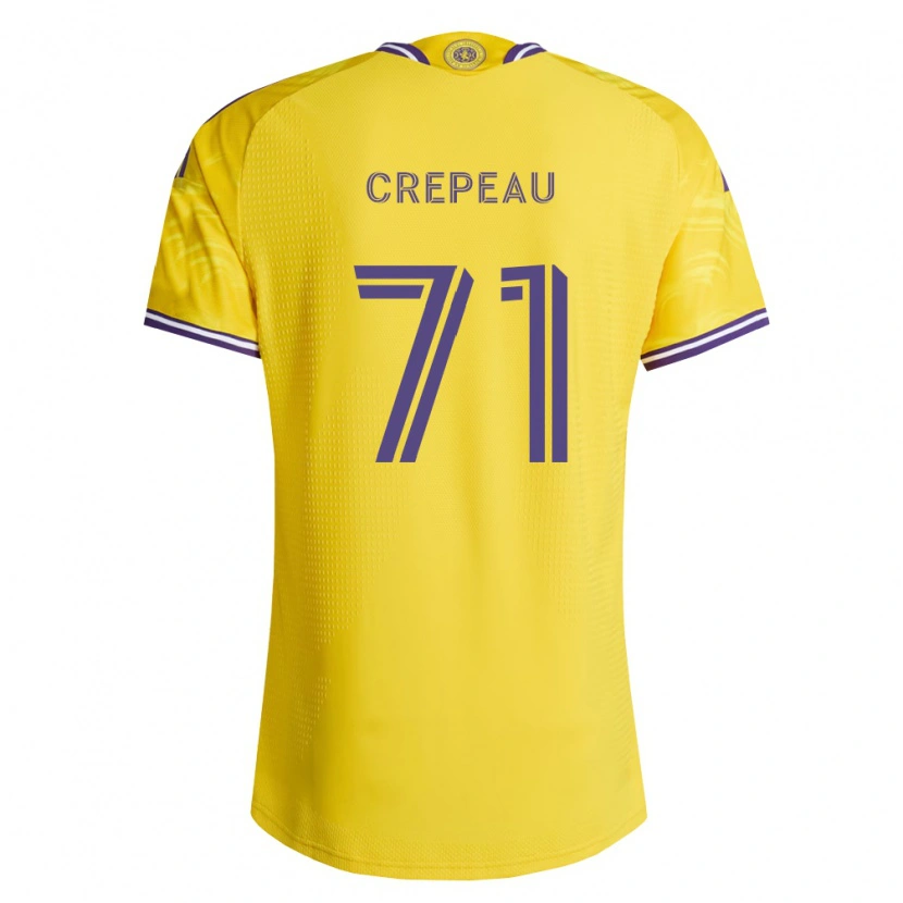 Danxen Dámské Maxime Crépeau #71 Žlutá Fialová Daleko Hráčské Dresy 2026/27 Dres