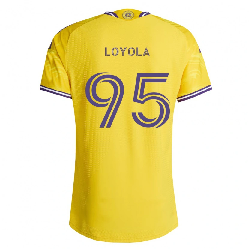 Danxen Dámské Favian Loyola #95 Žlutá Fialová Daleko Hráčské Dresy 2026/27 Dres