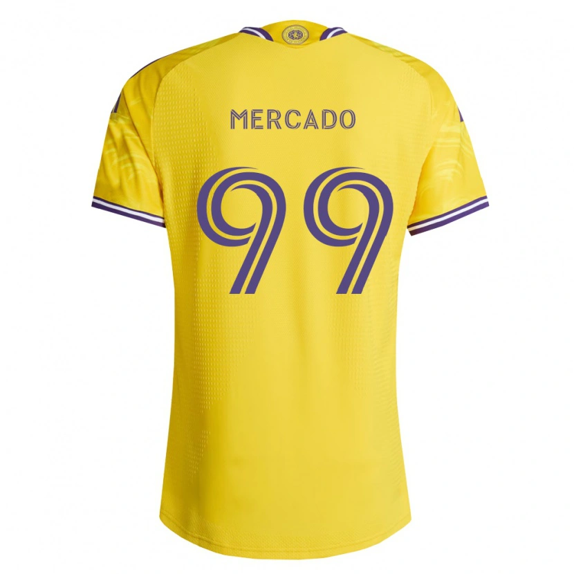 Danxen Dámské Carlos Mercado #99 Žlutá Fialová Daleko Hráčské Dresy 2026/27 Dres
