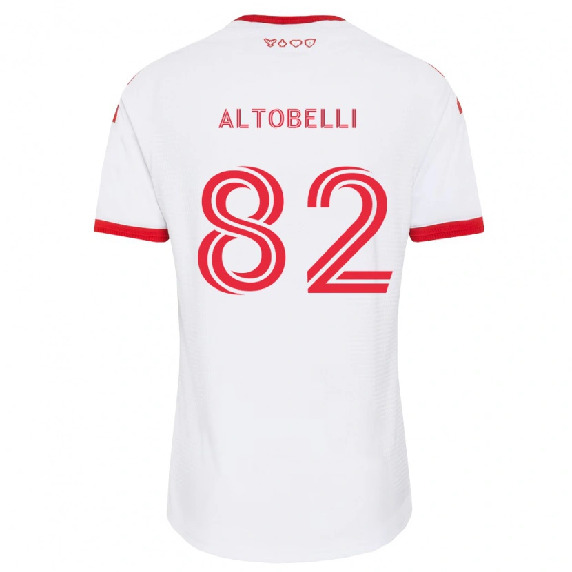 Danxen Dámské Julian Altobelli #82 Bílá Červená Černá Daleko Hráčské Dresy 2026/27 Dres
