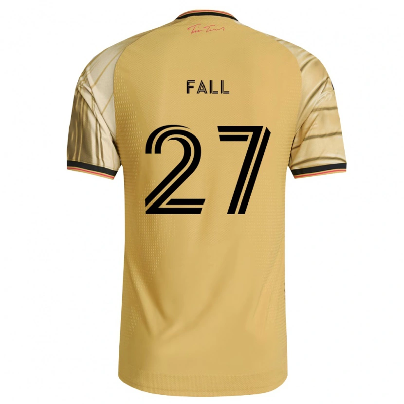 Danxen Dámské Fallou Fall #27 Hnědá Žlutá Černá Daleko Hráčské Dresy 2026/27 Dres