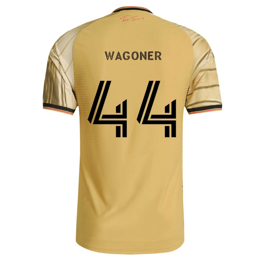 Danxen Dámské Jack Wagoner #44 Hnědá Žlutá Černá Daleko Hráčské Dresy 2026/27 Dres