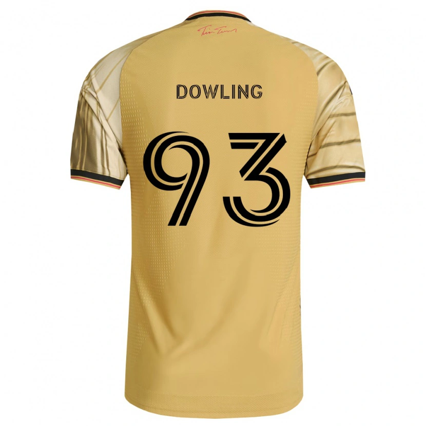 Danxen Dámské Drew Dowling #93 Hnědá Žlutá Černá Daleko Hráčské Dresy 2026/27 Dres