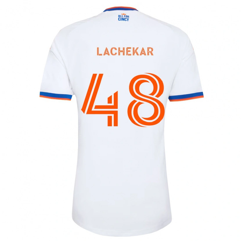 Danxen Dámské Sami Lachekar #48 Bílá Tmavě Modrá Oranžová Daleko Hráčské Dresy 2026/27 Dres