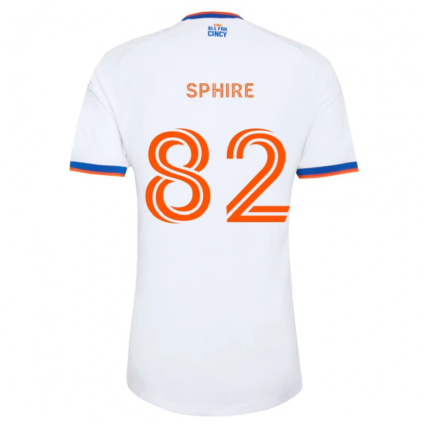 Danxen Dámské Camden Sphire #82 Bílá Tmavě Modrá Oranžová Daleko Hráčské Dresy 2026/27 Dres