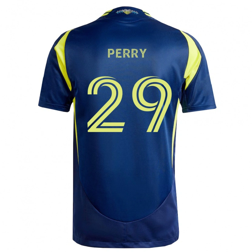 Danxen Dámské Nebiyou Perry #29 Žlutá Tmavě Modrá Daleko Hráčské Dresy 2026/27 Dres