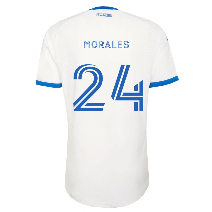 Danxen Dámské Efraín Morales #24 Nebesky Modrá Bílá Daleko Hráčské Dresy 2026/27 Dres