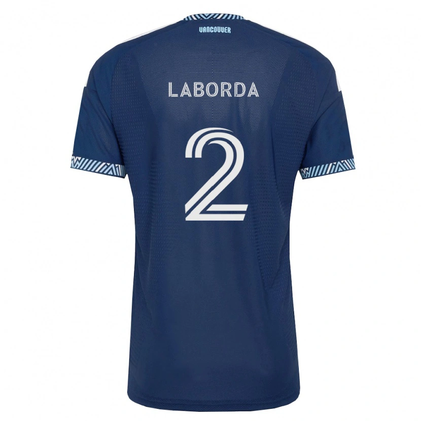 Danxen Dámské Mathías Laborda #2 Tmavě Modrá Bílá Daleko Hráčské Dresy 2026/27 Dres