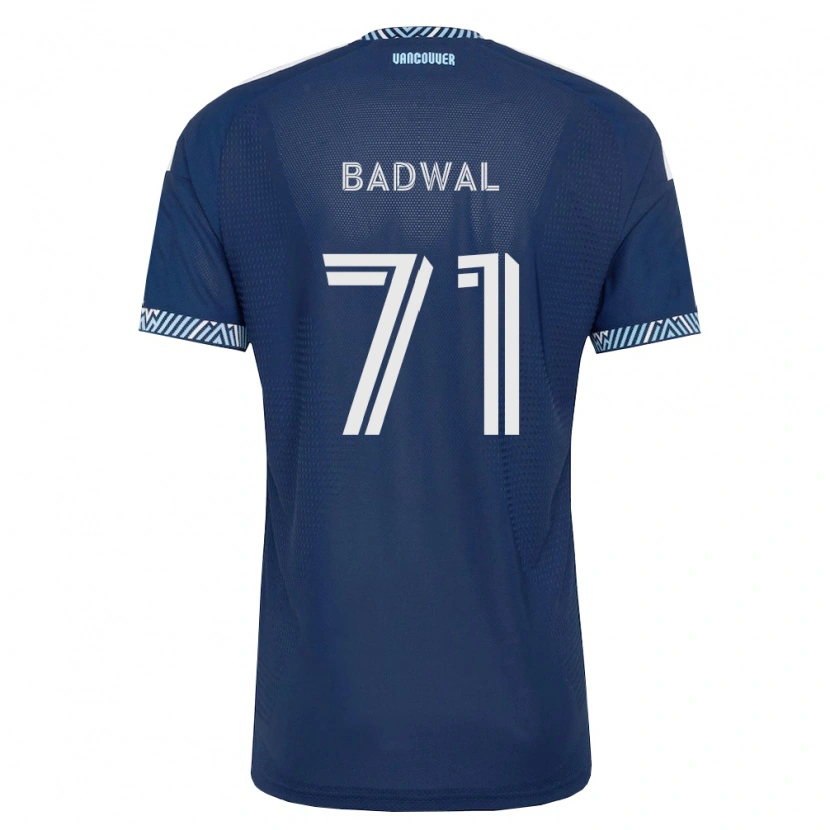 Danxen Dámské Manav Badwal #71 Tmavě Modrá Bílá Daleko Hráčské Dresy 2026/27 Dres