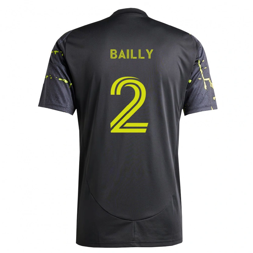 Danxen Dámské Eric Bailly #2 Fluorescenční Žlutá Černá Daleko Hráčské Dresy 2026/27 Dres