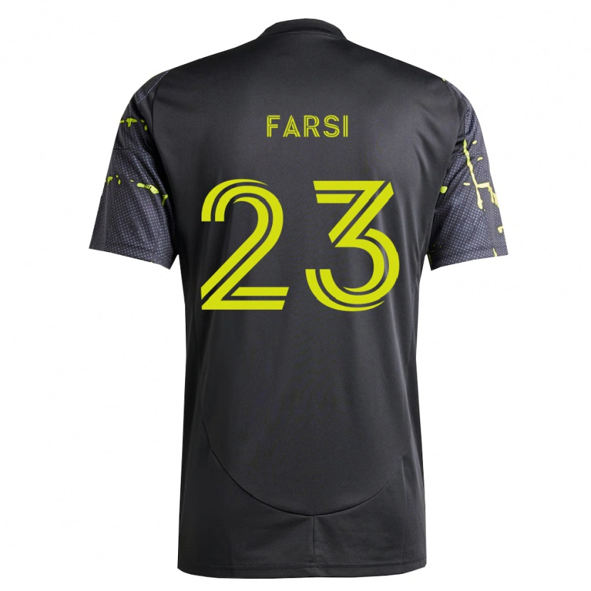 Danxen Dámské Mohamed Farsi #23 Fluorescenční Žlutá Černá Daleko Hráčské Dresy 2026/27 Dres