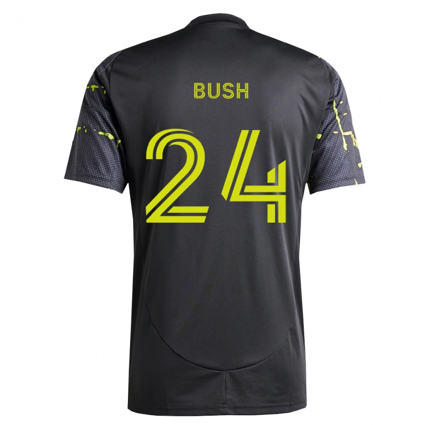 Danxen Dámské Evan Bush #24 Fluorescenční Žlutá Černá Daleko Hráčské Dresy 2026/27 Dres