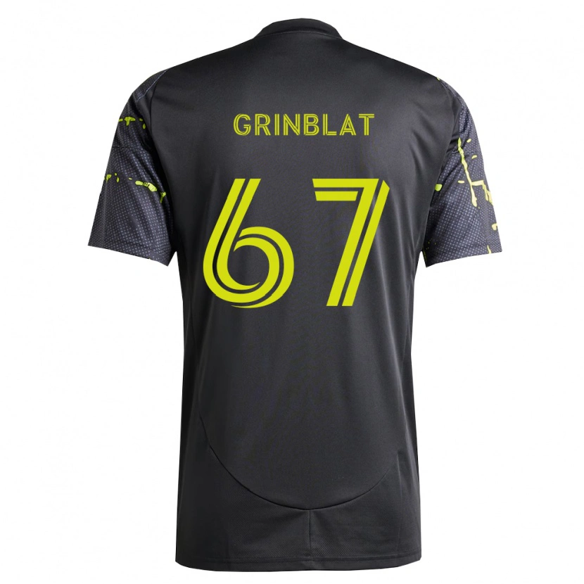 Danxen Dámské Artem Grinblat #67 Fluorescenční Žlutá Černá Daleko Hráčské Dresy 2026/27 Dres