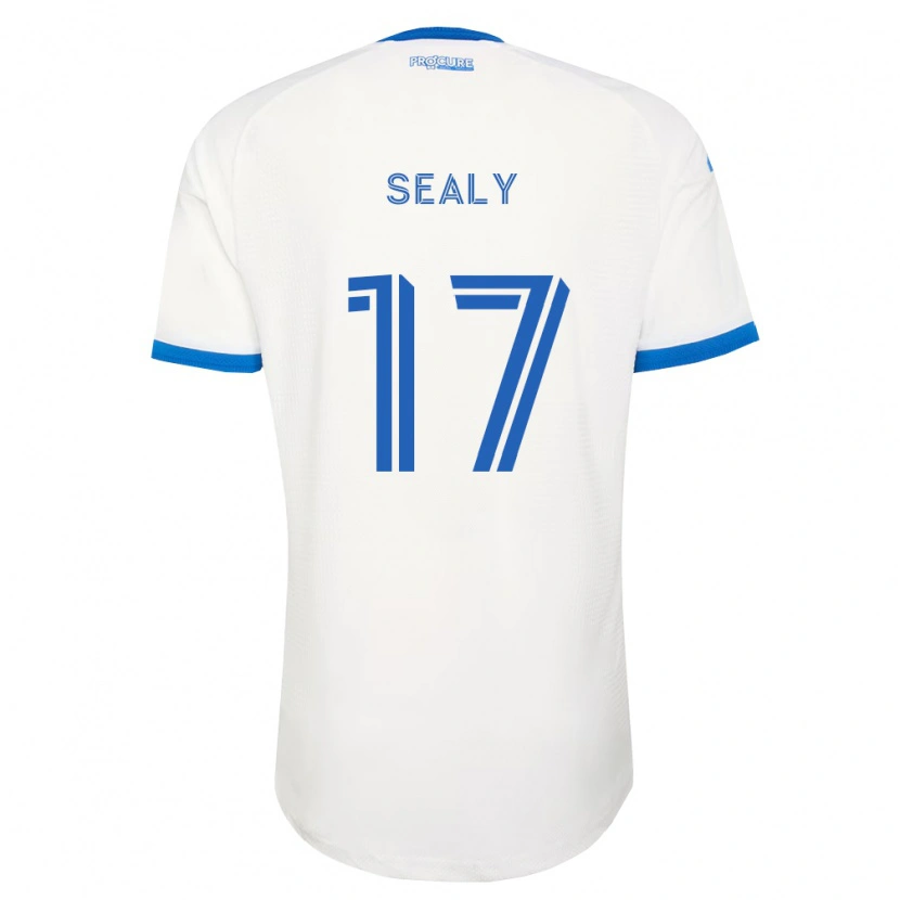 Danxen Dámské Dante Sealy #17 Nebesky Modrá Bílá Daleko Hráčské Dresy 2026/27 Dres