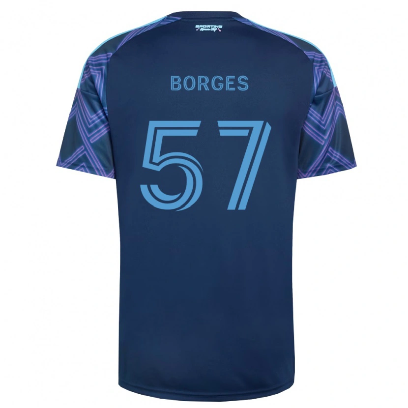 Danxen Dámské Diego Borges #57 Královsky Modrá Fialová Daleko Hráčské Dresy 2026/27 Dres