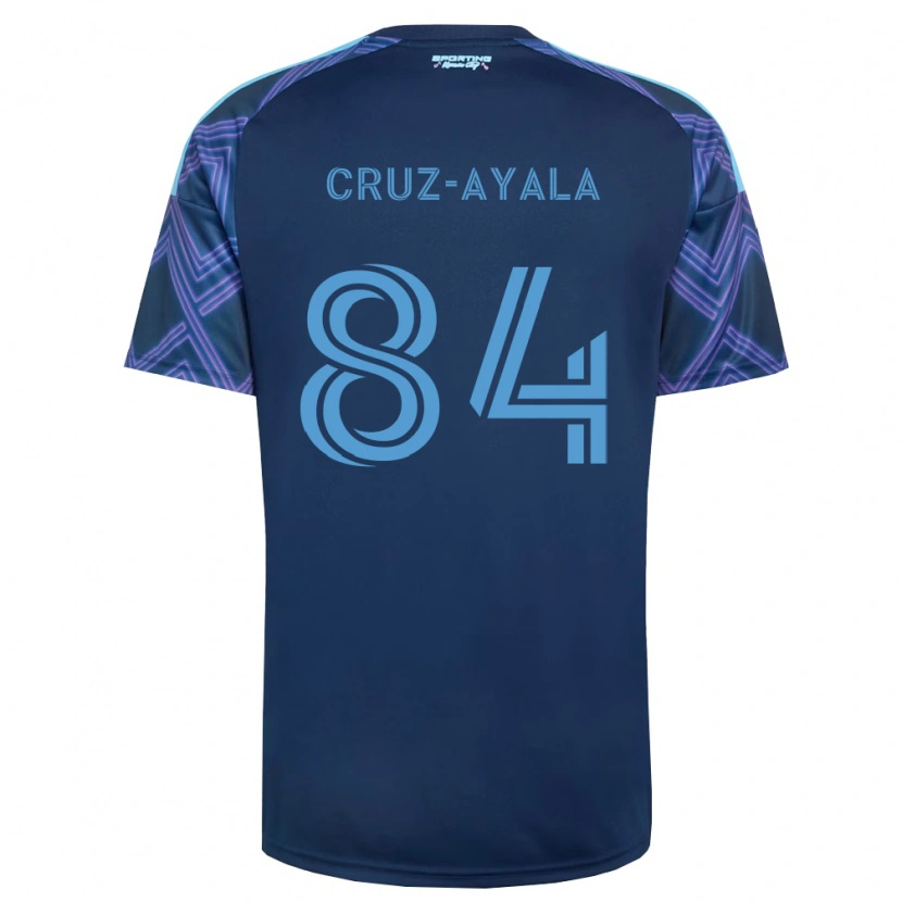Danxen Dámské Luis Cruz-Ayala #84 Královsky Modrá Fialová Daleko Hráčské Dresy 2026/27 Dres