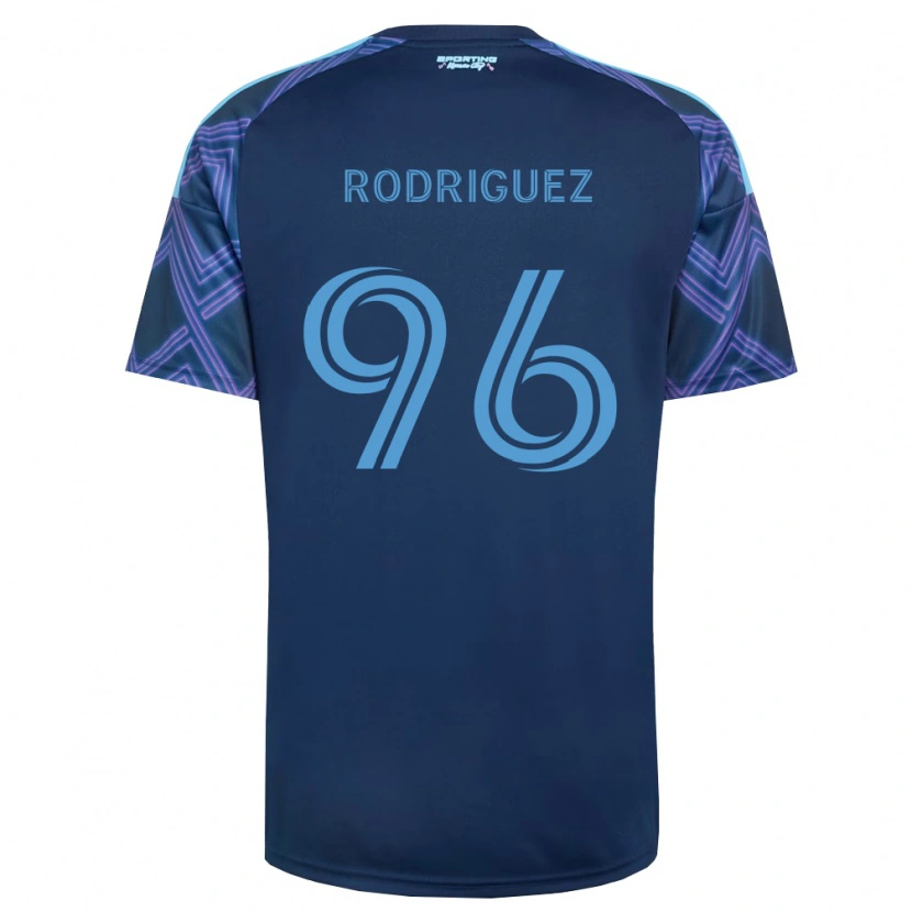 Danxen Dámské Missael Rodríguez #96 Královsky Modrá Fialová Daleko Hráčské Dresy 2026/27 Dres