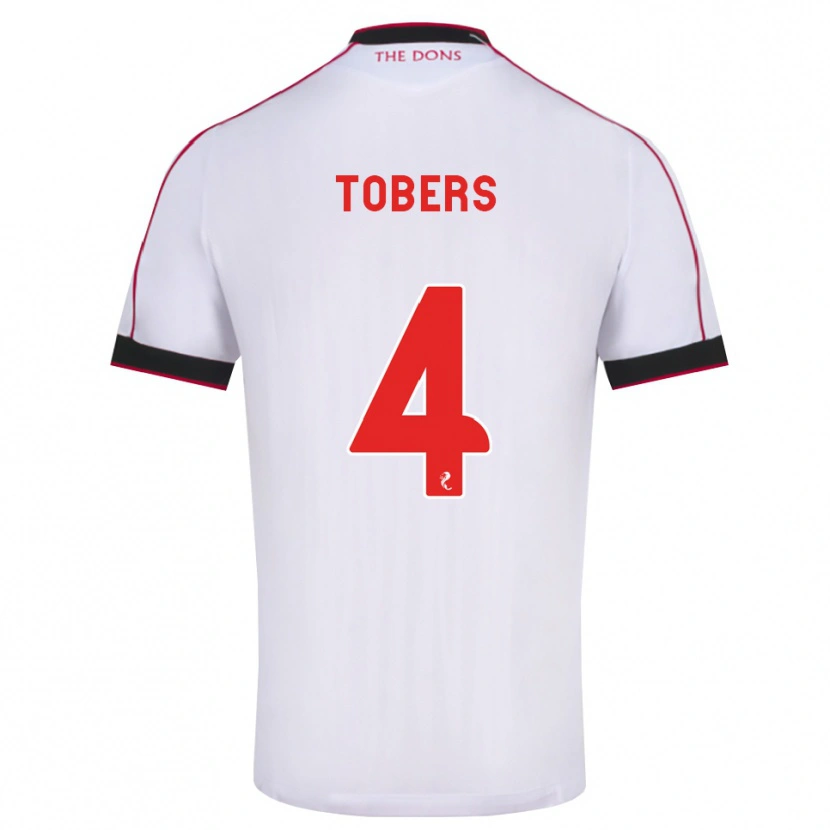 Danxen Dámské Kristers Tobers #4 Černá Červená Bílá Daleko Hráčské Dresy 2026/27 Dres