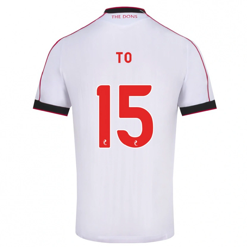 Danxen Dámské Zack To #15 Černá Červená Bílá Daleko Hráčské Dresy 2026/27 Dres