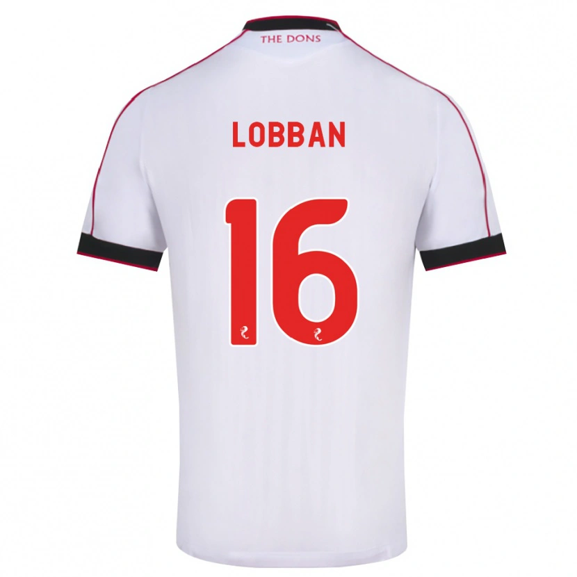 Danxen Dámské Dylan Lobban #16 Černá Červená Bílá Daleko Hráčské Dresy 2026/27 Dres