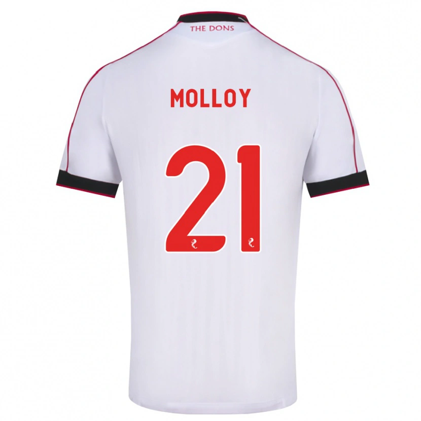 Danxen Dámské Gavin Molloy #21 Černá Červená Bílá Daleko Hráčské Dresy 2026/27 Dres