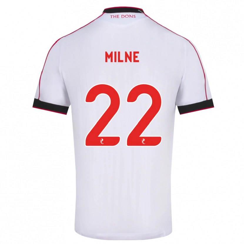 Danxen Dámské Jack Milne #22 Černá Červená Bílá Daleko Hráčské Dresy 2026/27 Dres