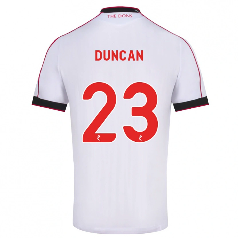 Danxen Dámské Ryan Duncan #23 Černá Červená Bílá Daleko Hráčské Dresy 2026/27 Dres