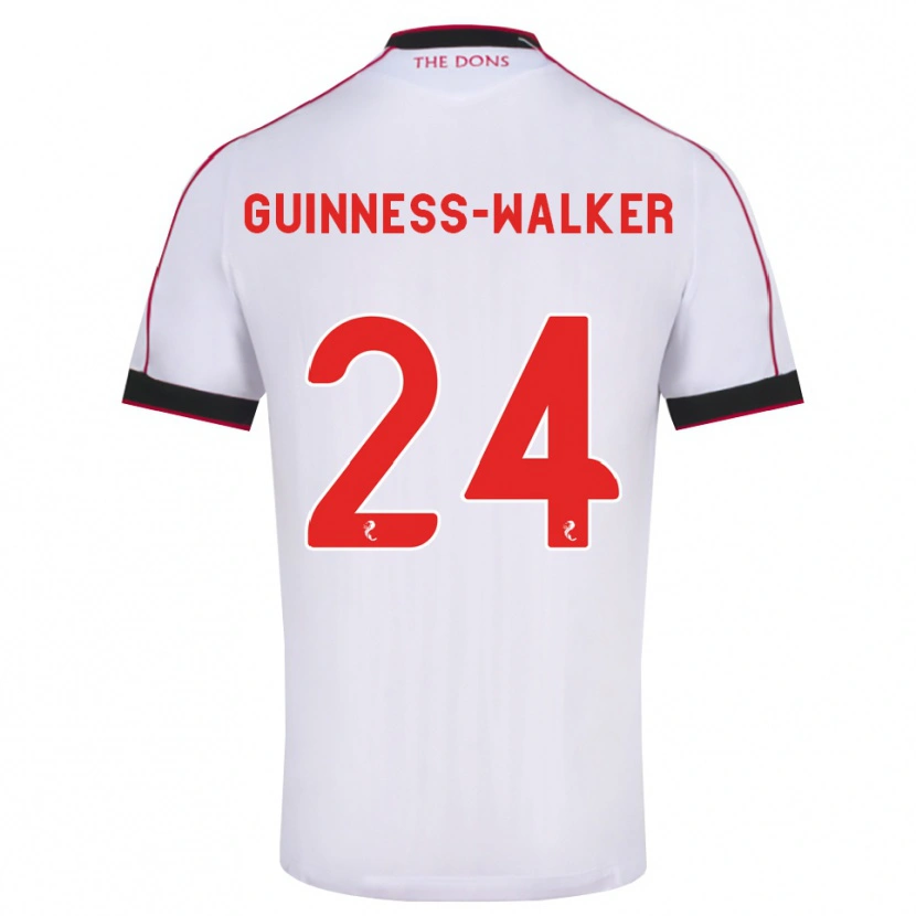Danxen Dámské Nesta Guinness-Walker #24 Černá Červená Bílá Daleko Hráčské Dresy 2026/27 Dres