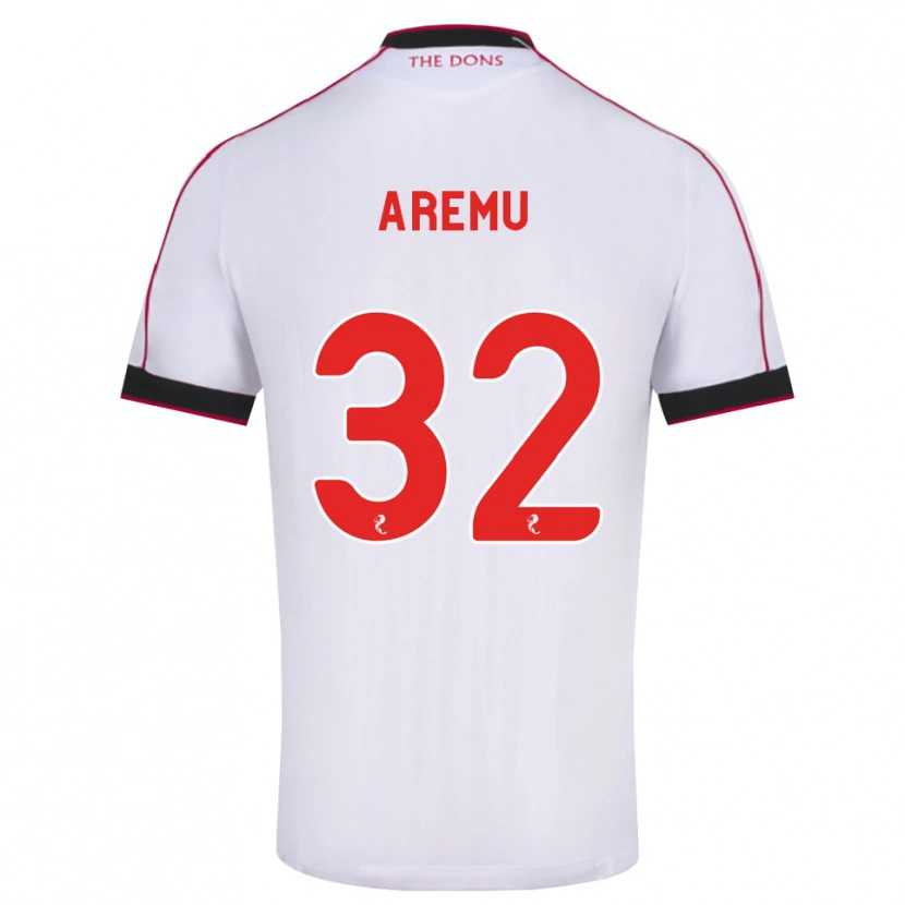 Danxen Dámské Afeez Aremu #32 Černá Červená Bílá Daleko Hráčské Dresy 2026/27 Dres