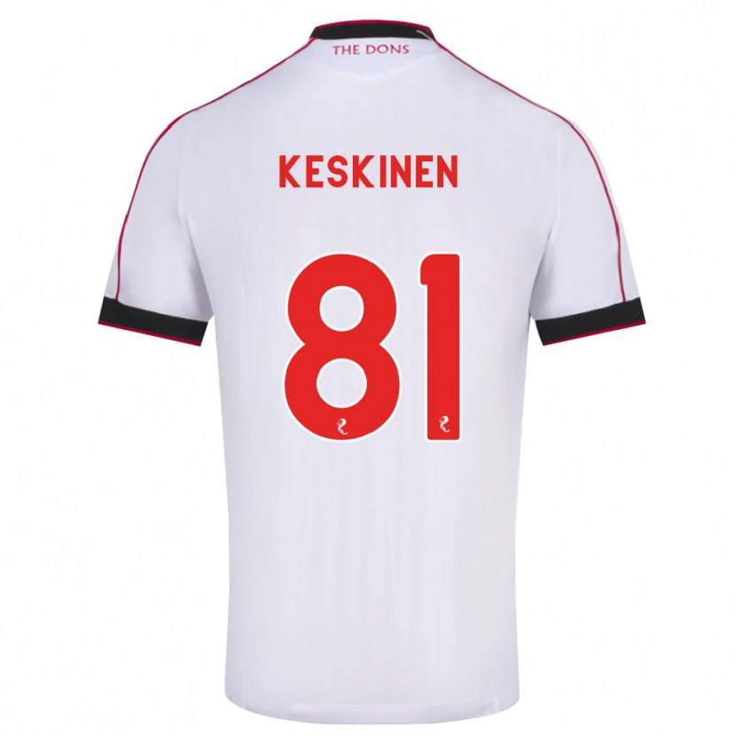 Danxen Dámské Topi Keskinen #81 Černá Červená Bílá Daleko Hráčské Dresy 2026/27 Dres