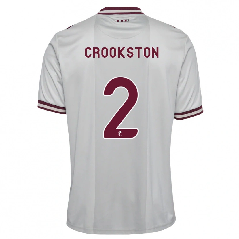 Danxen Dámské Gregor Crookston #2 Bílá Purpurová Daleko Hráčské Dresy 2026/27 Dres