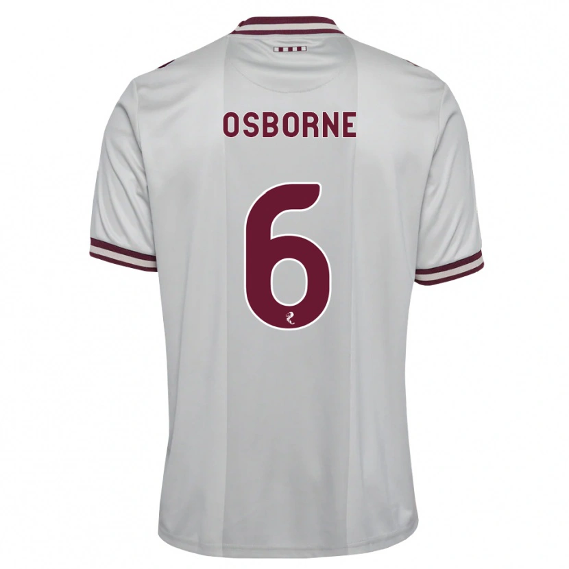 Danxen Dámské Alfie Osborne #6 Bílá Purpurová Daleko Hráčské Dresy 2026/27 Dres
